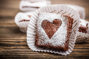 Image showing Chocolate brownies