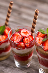 Image showing Yogurt parfait