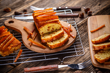 Image showing Delicious fruit loaves of bread