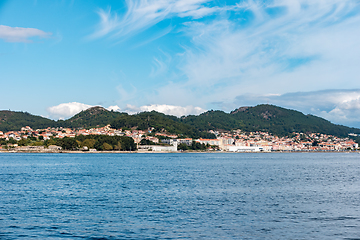 Image showing Overlook of the coast of Cangas