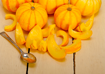 Image showing fresh yellow pumpkin