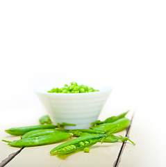 Image showing hearthy fresh green peas