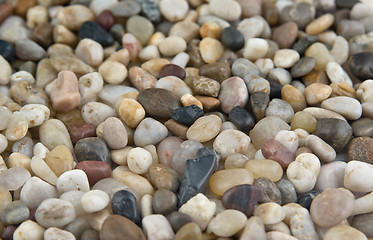 Image showing stone pebble background