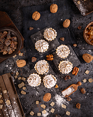 Image showing Tartlets filled with walnut cream