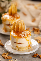 Image showing Salted caramel cheesecake