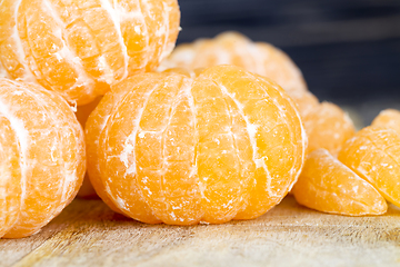 Image showing whole large orange tangerines