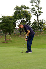 Image showing Senior Golfer