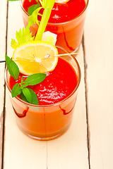 Image showing fresh tomato juice