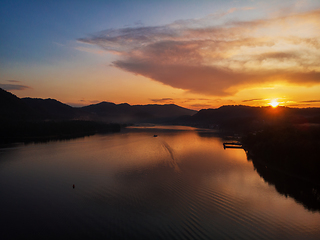 Image showing Teletskoye lake in Altai mountains