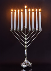 Image showing Hanukkah Menorah / Hanukkah Candles