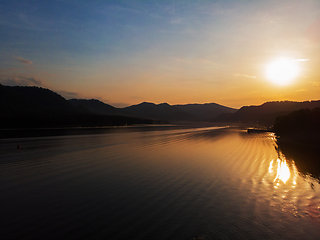 Image showing Teletskoye lake in Altai mountains