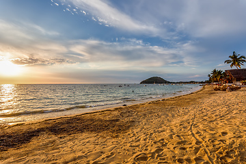 Image showing Sunset on Nosy Be island in Madagascar