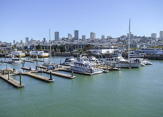 Image showing harbour in San Francisco