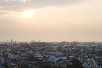 Image showing Bangkok sunset