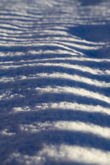 Image showing thin and long striped shadows