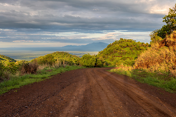 Image showing road to Mago National Park, Omo Valley, Etiopia