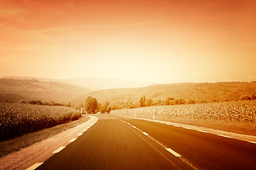 Image showing Empty street