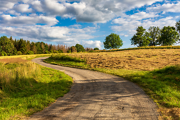 Image showing Summer landscape Vysocina Czech Republic