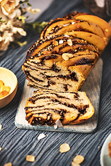 Image showing Traditional Polish vegan babka