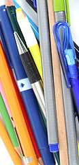 Image showing Close-up pencil.