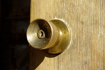 Image showing Brass Doorknob