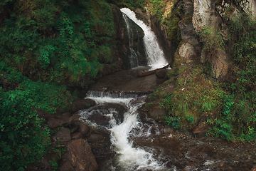 Image showing Choodor Waterfall at Lake Teletskoye