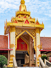 Image showing Detail of Wat Hua Lam Phong, Thailand