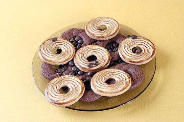 Image showing Cookies and coffee