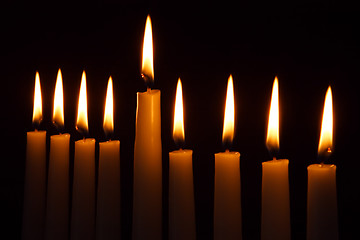 Image showing Hanukkah Candles