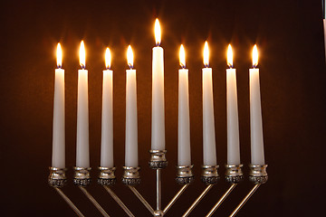 Image showing Hanukkah Menorah / Hanukkah Candles