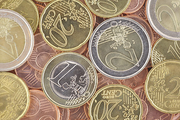 Image showing Euro Coins