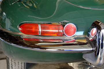Image showing Vintage Jaguar taillight