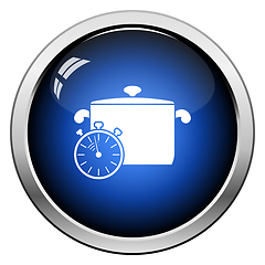 Image showing Pan With Stopwatch Icon