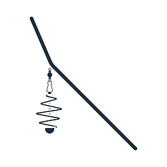 Image showing Icon Of Fishing Feeder Net