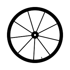 Image showing Bike Wheel Icon