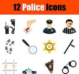 Image showing Police Icon Set