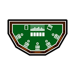 Image showing Poker Table Icon