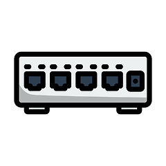 Image showing Ethernet Switch Icon