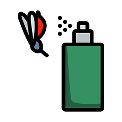 Image showing Icon Of Mosquito Spray