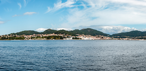 Image showing Overlook of the coast of Cangas