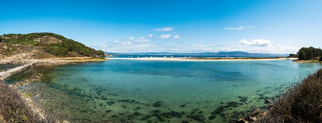 Image showing Natural aquarium at Cies islands