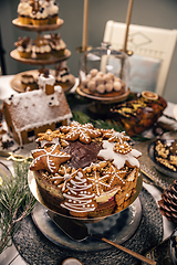 Image showing Christmas time sweet concept