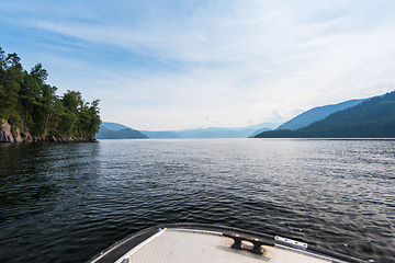 Image showing Teletskoye lake in Altai mountains