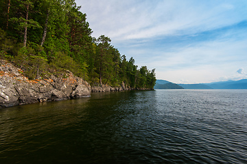 Image showing Teletskoye lake in Altai mountains