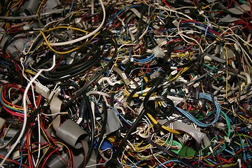 Image showing Old wiring