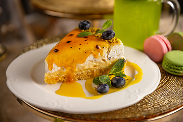 Image showing Passion fruit cake