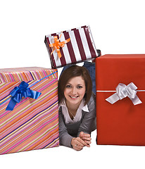 Image showing The joy of gifts