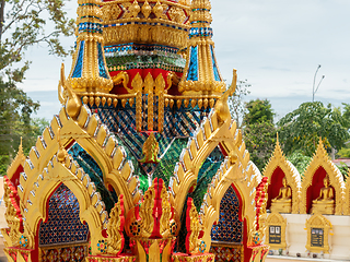 Image showing Detail of Wat Huai Yai, Pattaya, Thailand