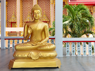 Image showing Buddha image at Wat Huai Yai, Pattaya, Thailand