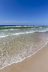 Image showing sandy beach sea